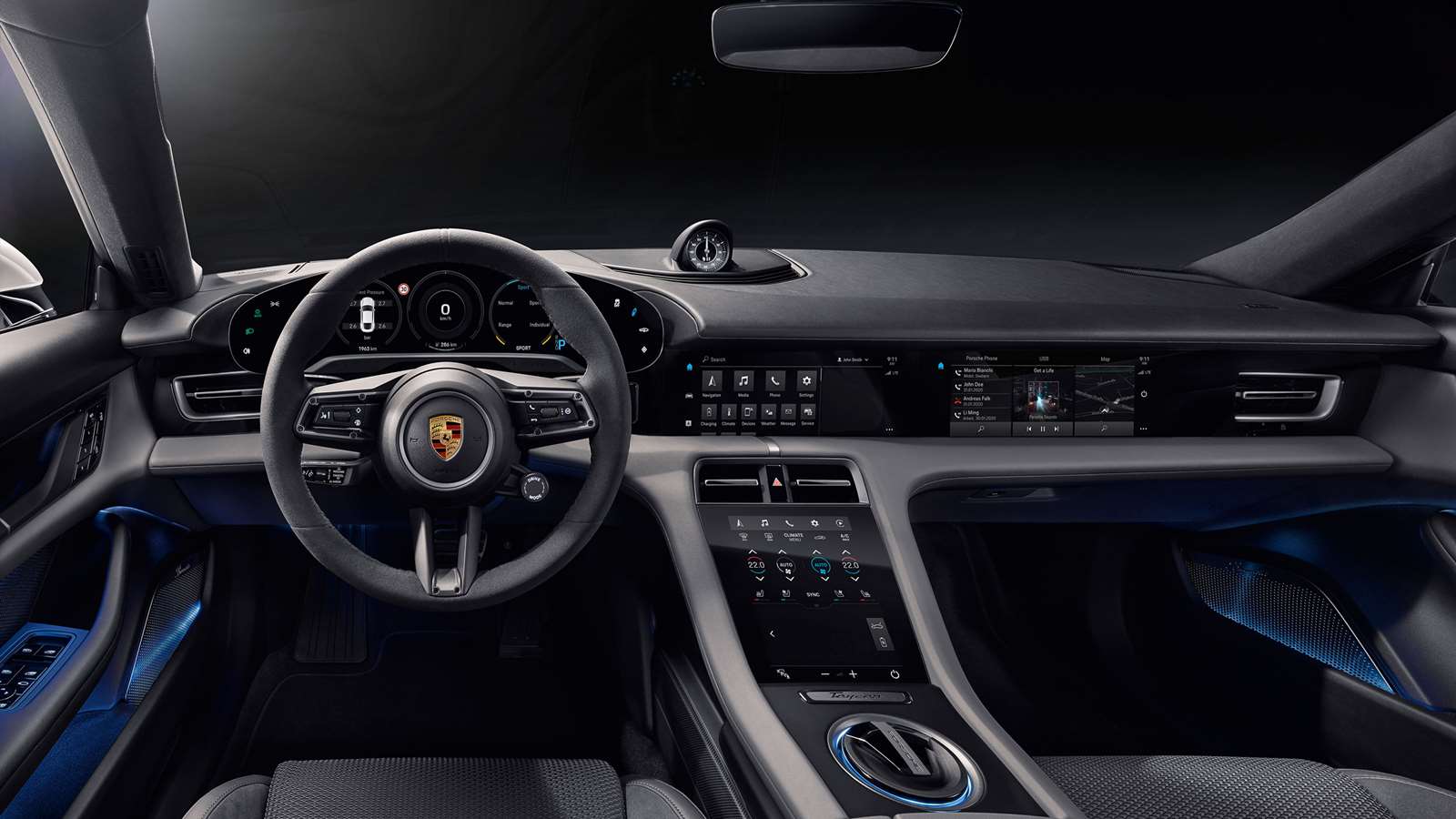 Take A Seat In The Porsche Taycan S High Tech Sustainable