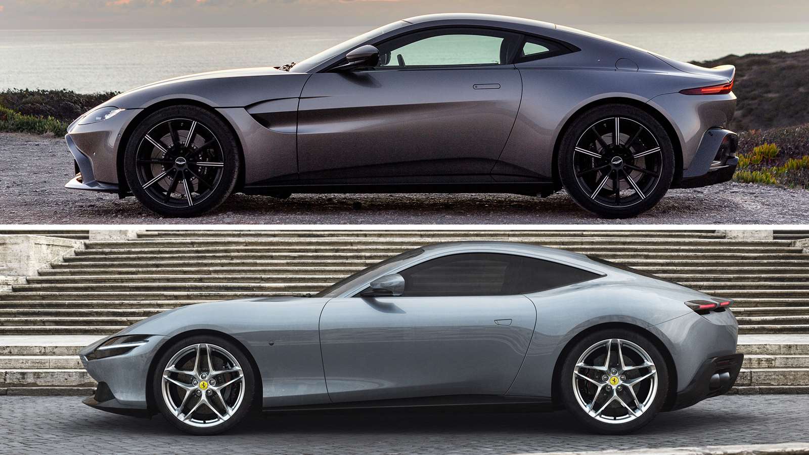 Ferrari Roma Versus Aston Martin Vantage The Numbers Grr