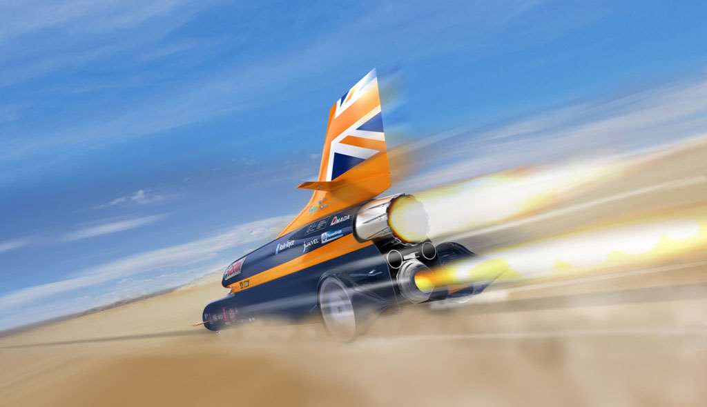 Bloodhound SSC record car