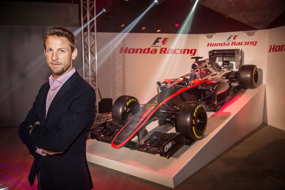Jenson Button McLaren Honda Geneva 2015