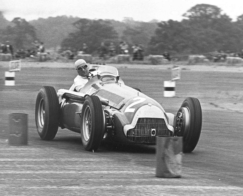 1951 British GP - Fangio Alfetta - 2nd GPL