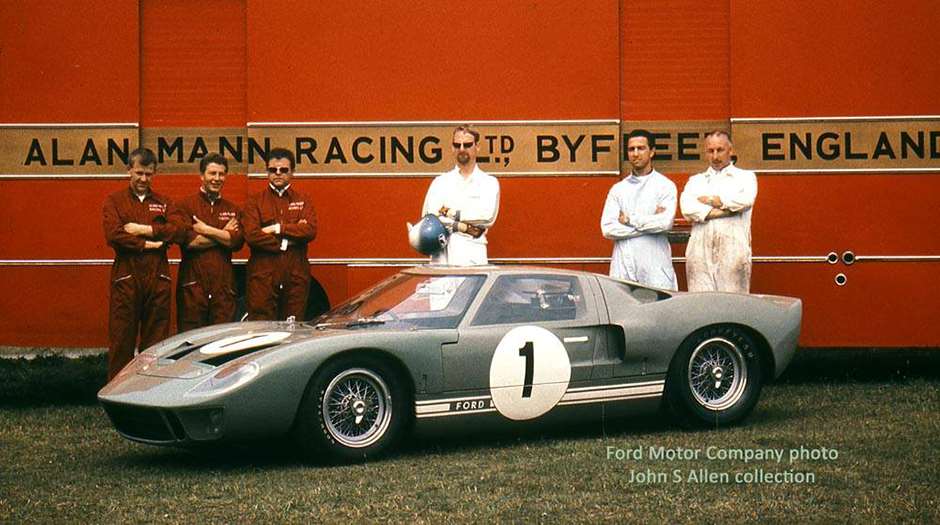 Alan Mann Racing Press launch of new Ford GT40